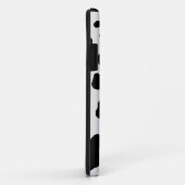 Black and White Koeienhuid Pattern iPhone 5 Hoesje (Achterkant/rechts)