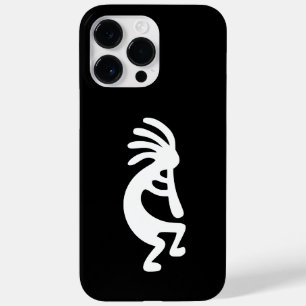 Black and White Kokopelli Case-Mate iPhone 14 Pro Max Hoesje