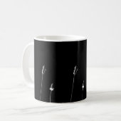 black and white minimal - Tasse / Kaffeebecher Mok (Voorkant links)