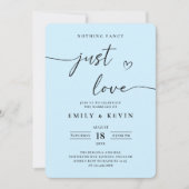 Black And White Minimalist Wedding Kaart (Voorkant)