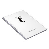 Black and White Motif Tennis Practice Journal (Côté Droit)