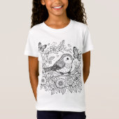 Black and White Nature T-Shirt (Devant)