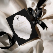 Black and White New Year's Eve Party Invitation
