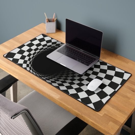 Black and White Optical Illusion Tunnel (Bureau 2)