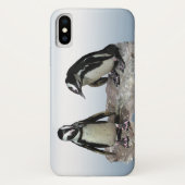 Black and White Penguin Birds iPhone 11 Coque (Dos)