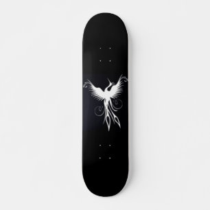 Black and White Phoenix Schaats Board by Brow Bird Skateboard