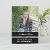 Black and White Photo Trunk Party Kaart (Staand voorkant)