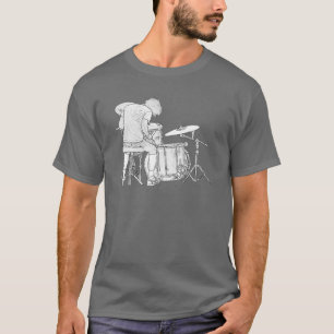 Black and White Rock Guy T-shirt