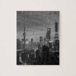 Black and White Shanghai Legpuzzel