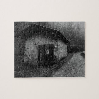 Black and White Silent Hill Oil Painting Puzzle Legpuzzel