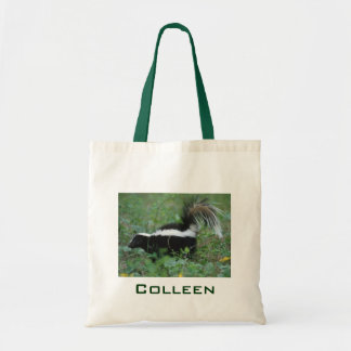 Black and White Skunk Bag Tote Bag