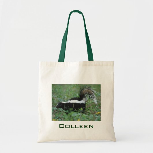 Black and White Skunk Bag Tote Bag (Voorkant)