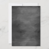 Black and White Spooktacular Owl Halloween Party Kaart (Achterkant)