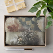 Black and White Spring Portrait Tissue Paper Tissuepapier (Geschenk)