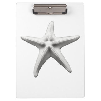 Black and White Starfish Klembord