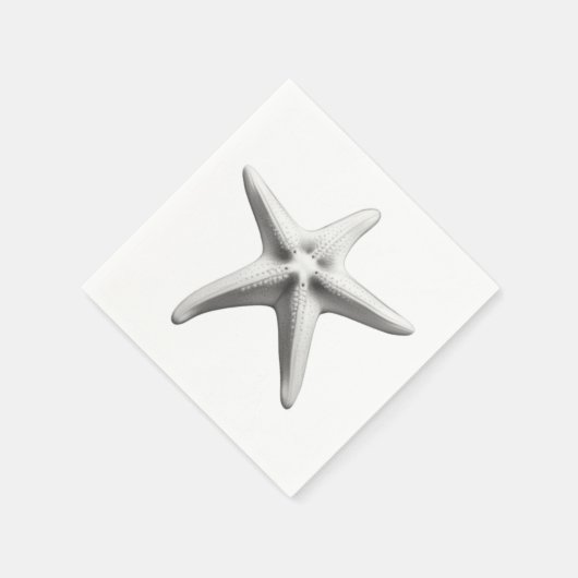 Black and White Starfish Servet (Hoek)