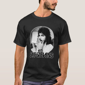 Black and White Stevens Design Arts Cats Music Sin T-shirt
