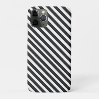 Black and White Stripes iPhone 11 Pro Hoesje