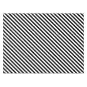 Black and White Stripes Pattern Modern Chic Trendy Tafelkleed (Voorkant (Horizontaal))