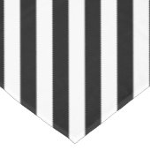 Black and White Stripes Pattern Modern Chic Trendy Tafelkleed (Gekanteld)