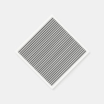 Black and White Thin Pinstripe