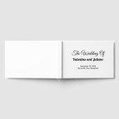 Black and White Wedding Guest Book Gastenboek (Volledig)