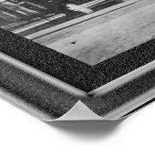 Black and White Westminster Abbey Poster (Hoek)