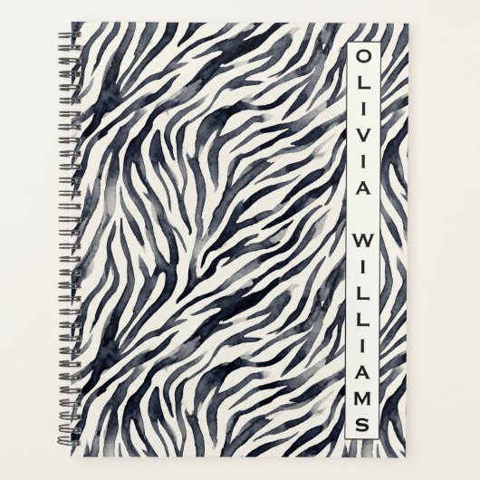 Black and White Zebra Print Pattern (Devant)