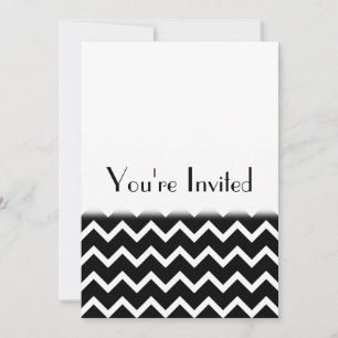 Black and White Zig Zag Pattern. Deel Plain. Kaart