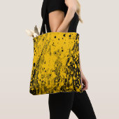 Black and Yellow Paint Splashes Draagtas (Dichtbij)