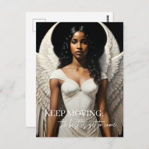 Black Angel Art Inspirerend Briefkaart