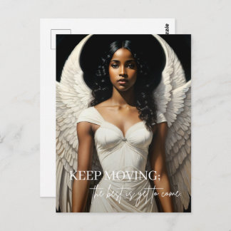 Black Angel Art Inspirerend Briefkaart