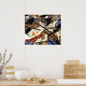 Black Angel - Expressionist Fine Art Poster- Poster (Keuken)