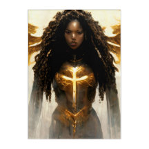 Black Angel met Warrior Armor en Cross