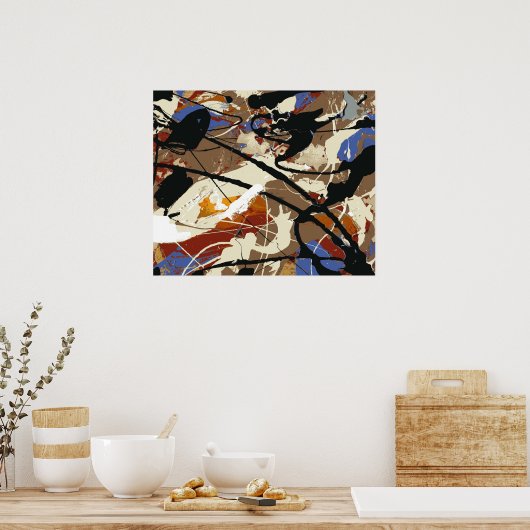 Black Angel - Poster d'Art Expressionniste - (Cuisine)
