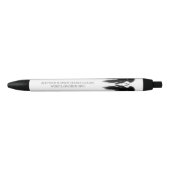 BLACK ANGEL WINGS Monogram Zwarte Inkt Pen (Voorkant)