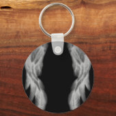 Black Angel Wings Sleutelhanger (Voorkant)