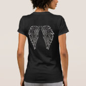 Black Angel Wings Tee Shirt (Achterkant)