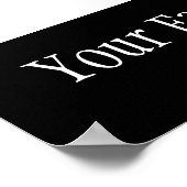 Black Angus Beef Boerderij Funny Butcher Cuts Poster (Hoek)