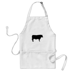 Black Angus Bull Standaard Schort