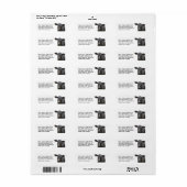 Black Angus Cattle Boerderij of Ranch Sticker (Full Sheet)