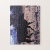 Black Angus Steer Legpuzzel (Verticaal)