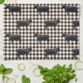 Black Angus Theedoek (Gevouwen)