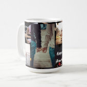 Black Anniversaire cadeau Mug (Devant gauche)