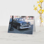 "Black Antique Stillwater Auto" Beterschapkaart Kaart (Gele Bloem)