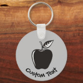 Black Apple Sleutelhanger (Voorkant)