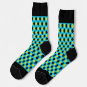 Black Argyle Sokken (Links)