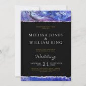 Black Art Wedding Kaart (Voorkant)