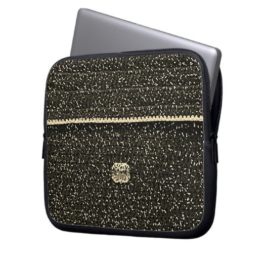 Black Artisan Crochet Artisan Imprimer sac électro (devant gauche)