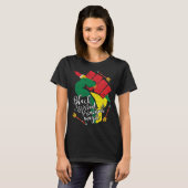 Black Assistant Principal Black History Month Teac T-shirt (Voorkant volledig)